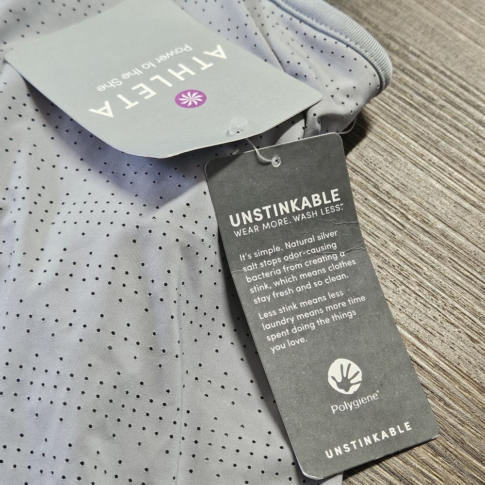 Athleta NWT Full Force Tank in Slate Grey Large - Picture 10 of 15